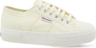 Superga 2740 Platform - Dames - Sneakers - Wit - 41 EU - Katoen - Schoenen