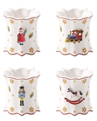 Villeroy & Boch Set Of 4 Toys Delight Napkin Rings