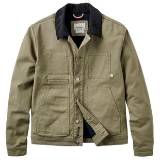 Passenger Vantage Lined Organic Cotton Canvas Jacket Freizeitjacke f&uuml;r Herren | oliv