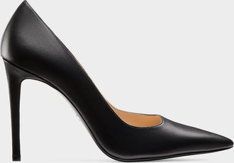 Stuart Weitzman 100mm Stuart Power Leather Pumps