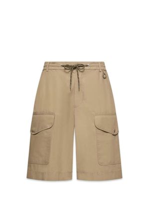 Moncler MID LENGTH COTTON SHORTS Size: 50, colour: BEIGE
