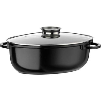 GSW Casseruola con coperchio GSW 410571 noir Alluminio 8 L