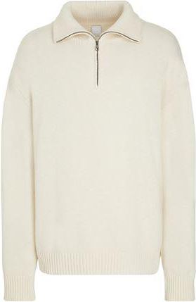 8 by YOOX WOOL BLEND KNIT HALF ZIP JUMPER