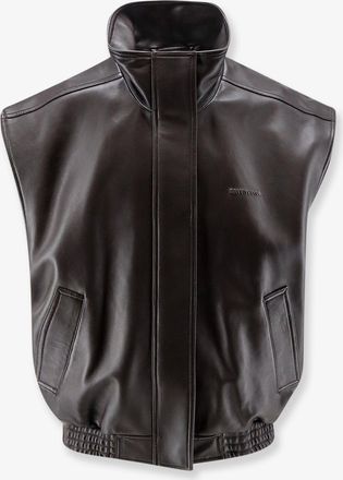 Balenciaga Giubbino in pelle smanicato - BALENCIAGA - gender_Woman
