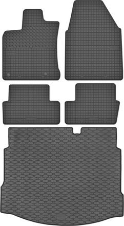 OEM Juego De Alfombrillas De Goma Para Coche Y Alfombrilla Para Maletero Para Nissan Qashqai I Crossover (2007-2013)