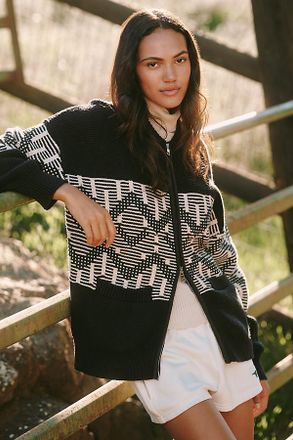 Varley Linnea Fairisle Knit Jacket