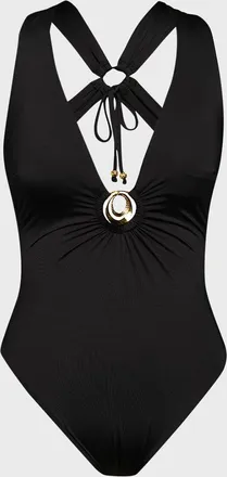 Sunshine 79 Gypset V-Plunge One-Piece Swimsuit