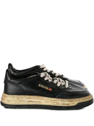 Miharayasuhiro x Autry leather-platform sneakers - men - Leather/Rubber/Leather - 43 - Black