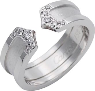 Cartier White Gold White Gold (18K) Band Ring (Pre-Owned)