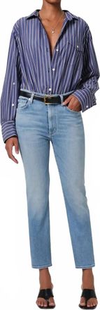 Citizens Of Humanity High Rise Straight Leg Jean In Tahiti