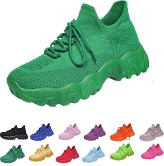 Generic Womens Trainers,Wide Fit Womens Trainers Mesh Breathable Non Slip Slip On Orthopedic Sneakers, Comfort Wear Slip On Tennis Walking Shoes, Lightweight 