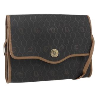 Dior Pre-owned Cross Body Bags, female, Black, Size: ONE SIZE Pre-owned Vintage honeycomb flap crossbody bag