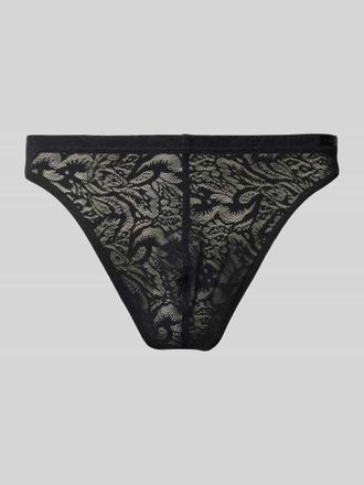 HOM String mit Ausbrenner-Effekt in Black, Gr&ouml;&szlig;e M