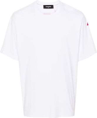 Dsquared2 logo-print cotton T-shirt - men - Cotton - L - White