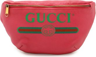 Gucci Pink Leather Fanny Pack (Pre-Owned)