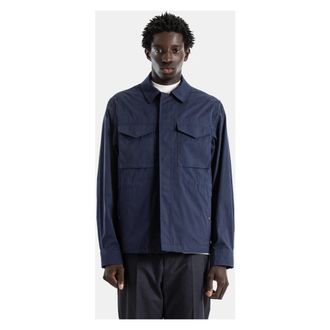 Moncler Light Jackets, male, Blue, Size: XL Roquille 3-in-1 Shirt Jacket