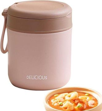 No Brand Fiambrera De 430 Ml Con Tapa, A Prueba De Fugas. Ideal Para Estudiantes, Viajes, Adultos, Camping, Picnics, Cocina Y Comedor Familiar