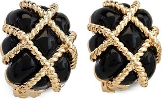 Kenneth Jay Lane Orecchini a clip - Nero