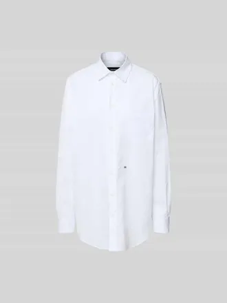 Dsquared2 Hemdbluse mit Knopfleiste in Weiss, Gr&ouml;&szlig;e 38