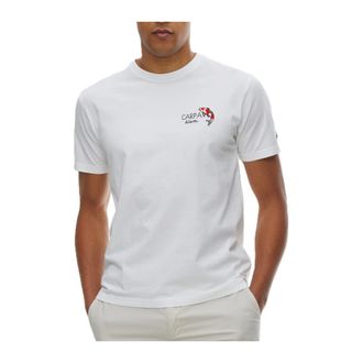 MC2 Saint Barth T-Shirts, male, White, Size: 2XL Portofino T-Shirt