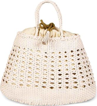 Dragon Diffusion Santa Croce Woven Leather Handbag