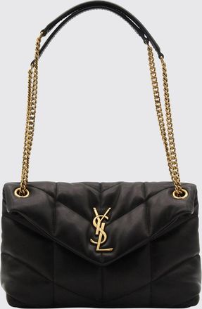 Saint Laurent Borsa Puffer Small Saint Laurent in nappa trapuntata chevron