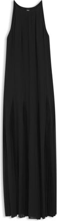 BOSS Sleeveless dress with pliss&eacute; skirt inserts