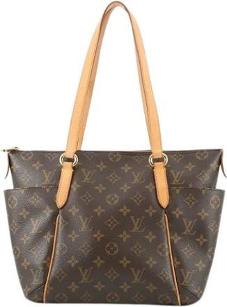 Louis Vuitton Pre-owned Tote Bags, female, Brown, Size: ONE SIZE Pre-owned Vintage Canvas Tote Bag