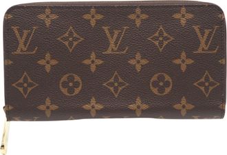 Louis Vuitton Brown Coated Canvas Long Wallet (Bi-Fold) (Pre-Owned)
