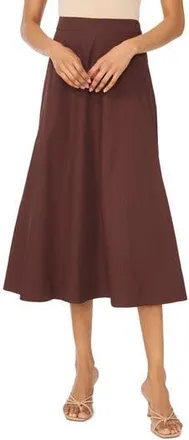 1.State Yoke Seam Midi Skirt in Cappuccino at Nordstrom Rack, Size 12