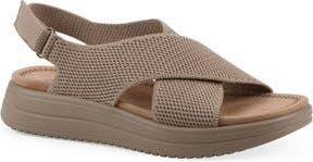 White Mountain Harleen Flatform Slingback Sandal in Monha Fabric at Nordstrom Rack, Size 7.5