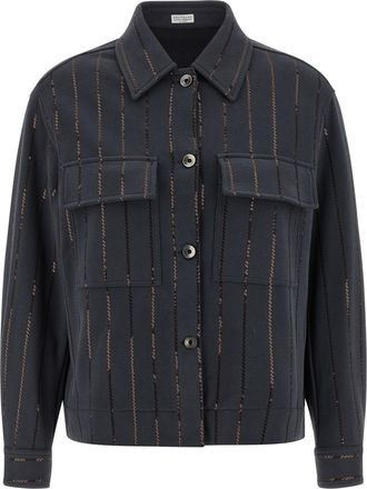 Brunello Cucinelli Sweatshirt Maglioni Blu-Donna