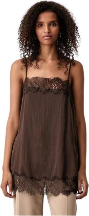 Mos Mosh Top Audra Annie - Tops - Mujer - Marr&oacute;n - XS