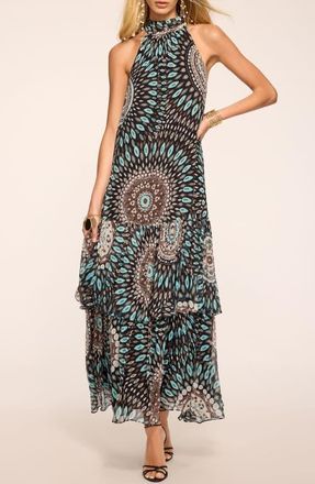 Ramy Brook River Medallion Silk Maxi Dress in Multi Medallion at Nordstrom, Size X-Small
