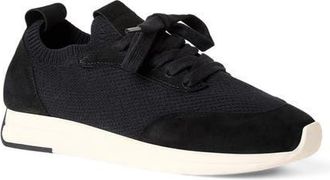 Aquatalia Rolo Knit Sneaker in Black Knit at Nordstrom, Size 10.5