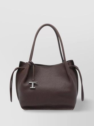 Tod's bucket medium leather shoulder bag