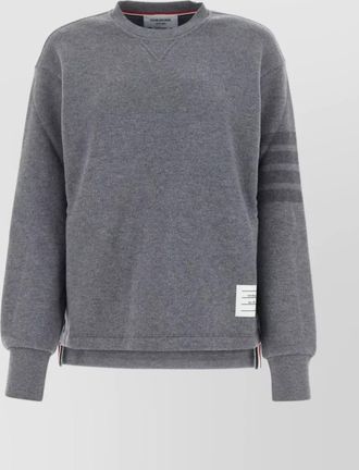 Thom Browne wool oversized striped ribbed sweater