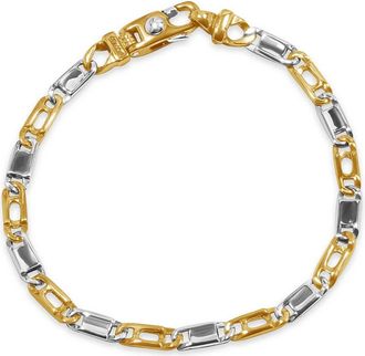 Pompeii3 Mens Link 14k Gold (14gram) or Platinum (23gram) 5mm Bracelet 8.5