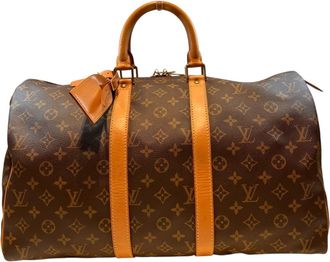 Louis Vuitton Brown Monogram Boston Bag (Pre-Owned)