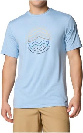 Columbia Kwick Hike Graphic S/S Tee T-Shirt für Herren | blau