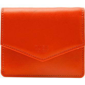 Tusk Joy French Wallet in Orange at Nordstrom