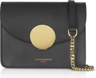 Le Parmentier Handbags - Dames - Schoudertassen - Zwart - ONE Size - Leer - Tassen