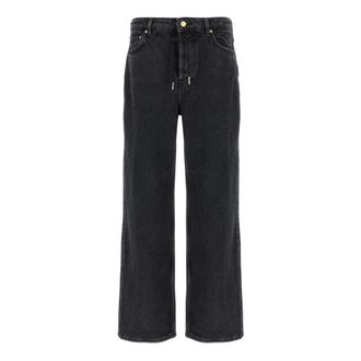 Ganni Izey Denim Jeans - Dames - Jeans - Zwart - Maat: W30 Denim
