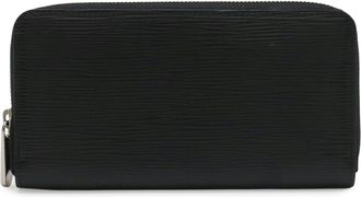 Louis Vuitton Black Noir Epi Leather Long Wallet (Bi-Fold) (Pre-Owned)