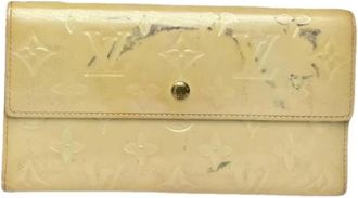 Louis Vuitton Pre-owned Wallets, female, Yellow, Size: ONE SIZE Pre-owned Vintage Wallet
