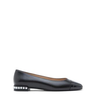 Stuart Weitzman Pearl Flat - Dames - Schoenen - Zwart - Maat: 35 1/2 EU