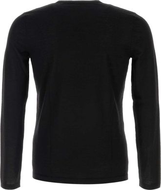 Le Kasha Mens Kyoto Sweater Black Cashmere