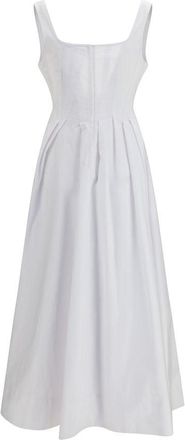 Max Mara Womens White Cotton Casual Dress