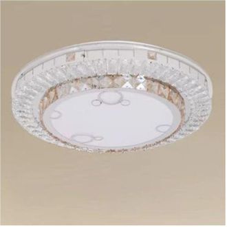 Trade Shop Trade Shop - Copy Of Plafoniera Da Soffitto 65w &Oslash;50cm Led Design A Strati Cristalli Fiori Luce Fredda 08220