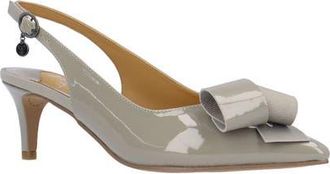 J. Rene&eacute; Delara Pointed Toe Slingback Pump in Dark Grey at Nordstrom, Size 10.5